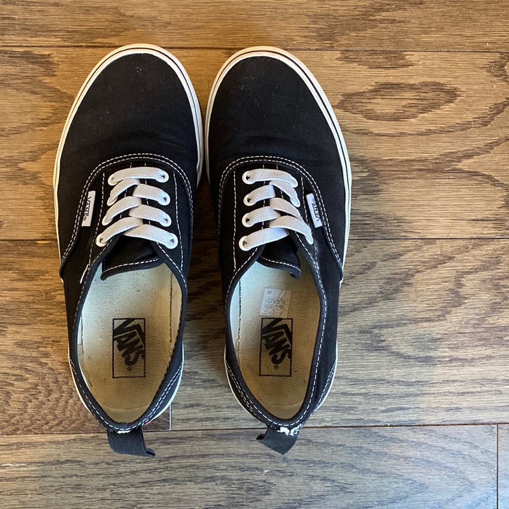 Black Pull On Vans